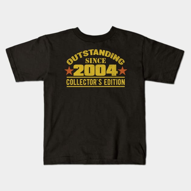 Outstanding Since 2004 Kids T-Shirt by HB Shirts